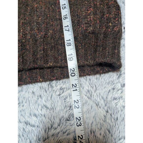 Baum Und Pferdgarten Sweater Turtleneck Alpaca Chunky Wool Brown Women's XS - Picture 6 of 6
